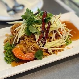 ทอดราดซอสมะขาม