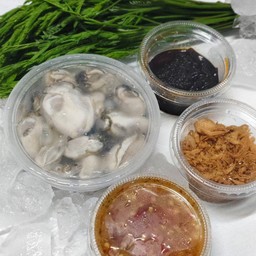 หอยนางรมทรงเครื่องชุด1กระปุก