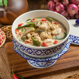 ปลาร้านัวต้มกะทิไก่ Coconut Milk + Fermented Fish Soup Chicken