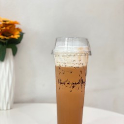 ชาใต้จริงๆแก้วจัมโบ้ๆแถมครีมชีส1ชั้น