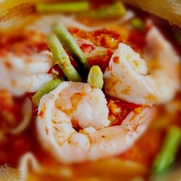 แกงส้มผักรวม กุ้ง