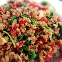 ข้าวกระเพราหมู