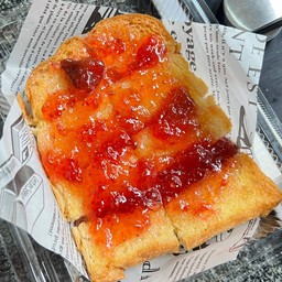 ปังปิ้ง เนย-แยมสตรอเบอร์รี่ 1 แผ่น