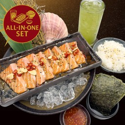 ชุดแซลมอนดองสไตล์เค็นตะ