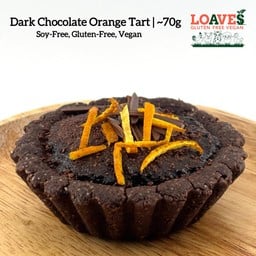 ทาร์ตดาร์กช๊อกโกแลตส้ม | ไม่มีถั่วเหลือง กลูเตน ฟรี วีแกน เจ | ~70ก