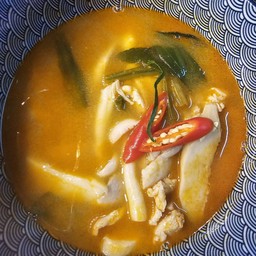 ต้มยำมันกุ้งน้ำใส