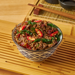 ข้าวกะเพราเนื้อวากิว