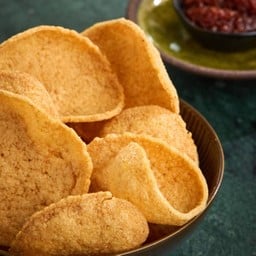 ข้าวเกรียบกุ้ง+น้ำพริกเผา