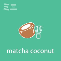 Dorayaki matcha coconut