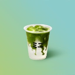 (iced)Clear matcha x coco