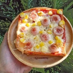 ข้าวโพดไส้กรอกชีส