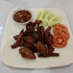 เนื้อแดด กับข้าว