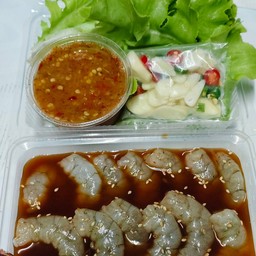 กุ้งดองซีอิ๊วเกาหลี 1กล่อง