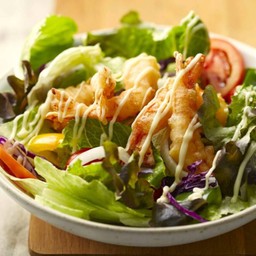 สลัดกุ้งทอด