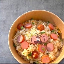 ข้าวผัดไส้กรอกไก่