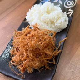 ข้าวเหนียวหมูฝอย