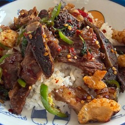 เนื้อรวม+กากหมู