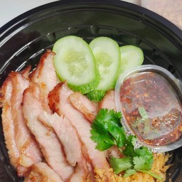 ข้าวหน้าคอหมูย่าง