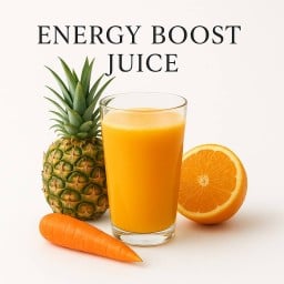 Energy boost สับปะรด ส้ม แครอท