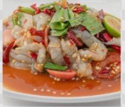 ยำกุ้งสด / สุก