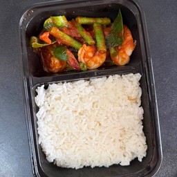 ข้าว+พริกแกงกุ้ง