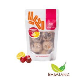 MOOOOD โปรตีนบอล รสแครนเบอรี่เลม่อน