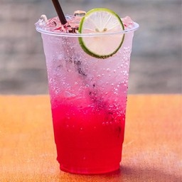 แดงมะนาวโซดา แก้ว22ออนซ์