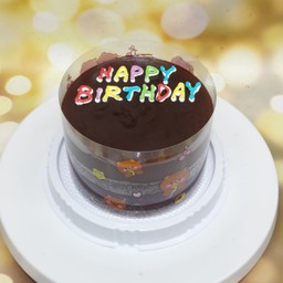 เค้กช็อกโกแลต หน้านิ่ม ครึ่งปอนด์