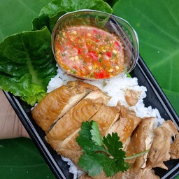 ข้าวไก่หมูเนื้อแดดเดียว&ข้าวไก่ต้มน้ำปลา