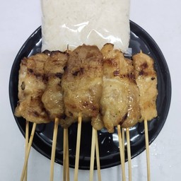 หมูปิ้งโบราณชุด 15 ไม้