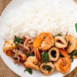 ข้าวกระเพราทะเล