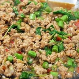 ข้าวกระเพราหมูสับ