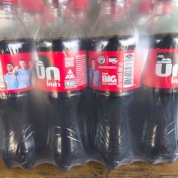 บิ๊กโคล่า+น้ำแข็งใส่แก้วโอ่ง