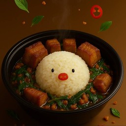 ข้าวกะเพราหมูกรอบ