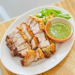 ต้มเลือดหมูอาโป สาขา 2 ปตท.แยกไทรน้อย-บางเลน
