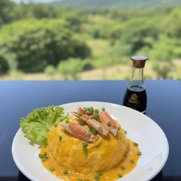 ข้าวไข่ข้นปู