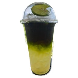 ชาเขียว น้ำผึ้ง มะนาว แก้ว22ออนซ์