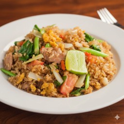 ข้าวผัดหมูใส่ไข่