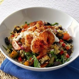 สลัดริโซนี่พาสต้ากุ้ง