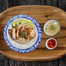 ข้าวมันไก่ทอด