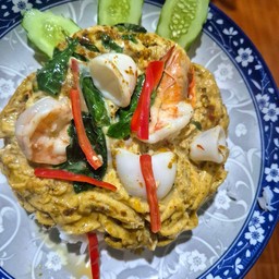 ข้าวไข่ข้นห่อหมกทะเล