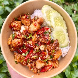 หมูกรอบคั่วพริกเกลือ