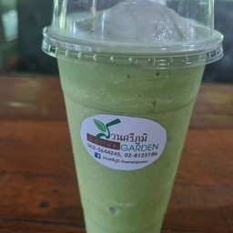 ชาเขียวปั่นนมโอ๊ต