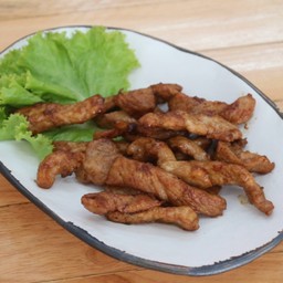 หมูทอดน้ำปลา (เป็นกับข้าว)