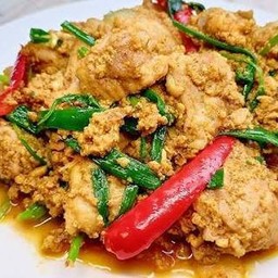 กับข้าวผัดผงกะหรี่