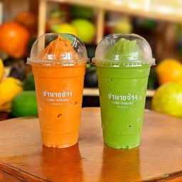 เซตคู่ชาไทยปั่น+ชาเขียวปั่น