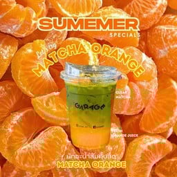มัทฉะน้ำส้มคั้น