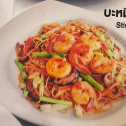 บะหมี่กุ้งผัดซอส OX_เชียงการีล่า