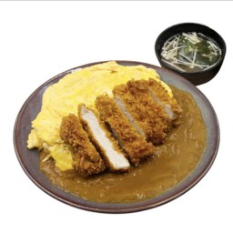 🥚ข้าวแกงกะหรี่ไข่ข้น ทงคัตสึหมูสันใน