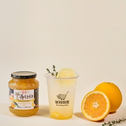 โซดาผสมชาส้มยูซุเกาหลี